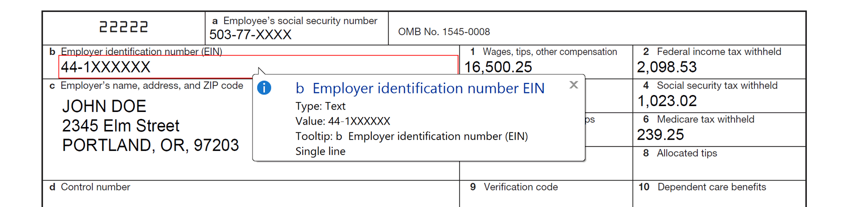 PDF form field inspector tool